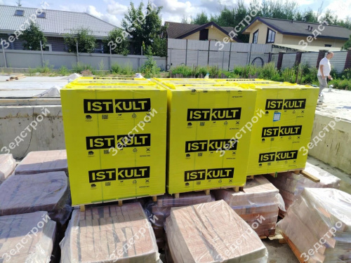 Газобетонные блоки Istkult Егорьевск D600 625х125х200 перегородочные