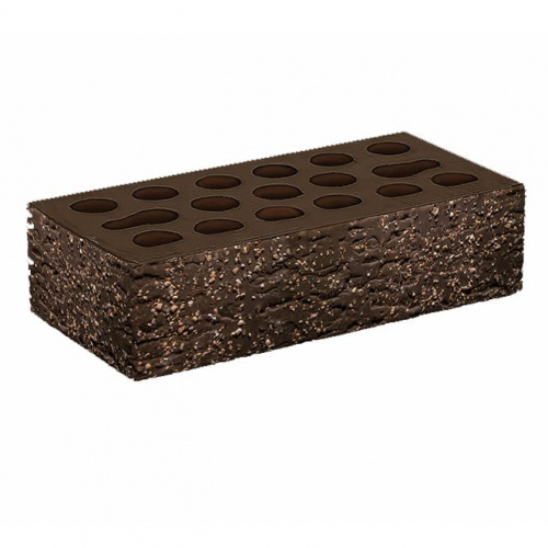 Облицовочный кирпич Строма одинарный 1 НФ Brown granite